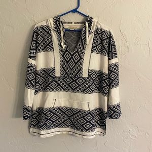 Lucky Brand size medium hooded long sleeve shirt
